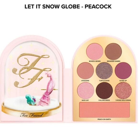 BNIB~Too Faced Let it Snow Globes Limited Edition Makeup Collection - Picture 5 of 14